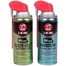 3-IN-ONE RVcare Slide Out Silicone 11 oz  Window  Track Dry Lube