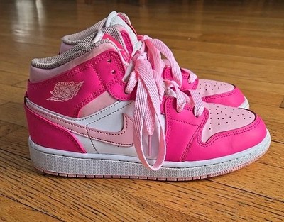 Air Jordan 1 Mid Fierce Pink FD8780-116 Size 4.5Y | eBay