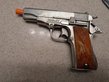 Vintage 1950s Hubley Automatic Colt 1911 6.50" Toy Cap Gun Pistol Mint See Pics