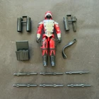 1991 HASBRO GI JOE COBRA CRIMSON GUARD IMMORTAL v1 FIGURE 100% COMPLETE GD+