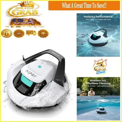 Seagull SE 2026 Cordless Pool Cleaner 1320GPH Suction Self-Parking Battery