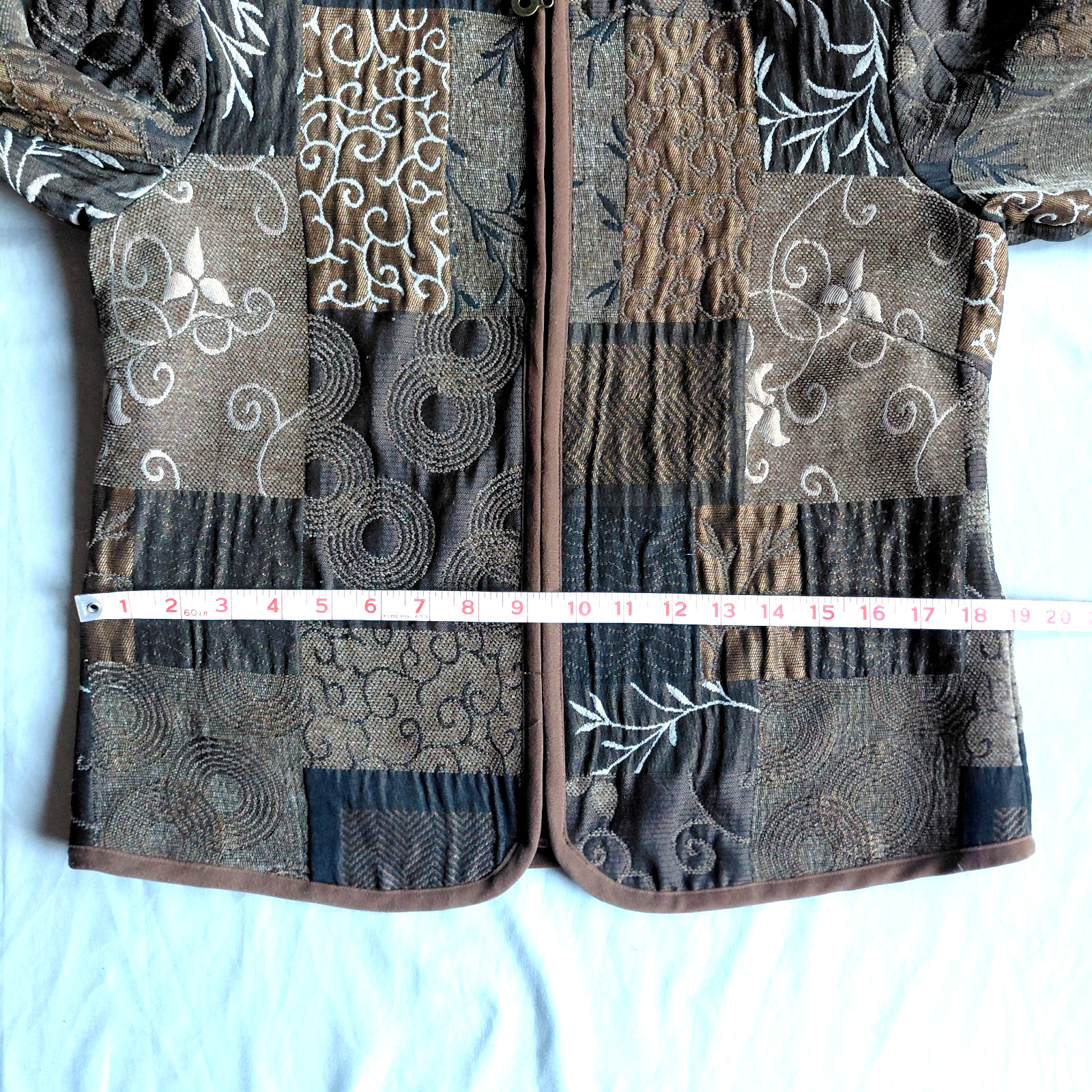 Vintage Boho Patchwork Tapestry Jacket S Wearable… - image 9