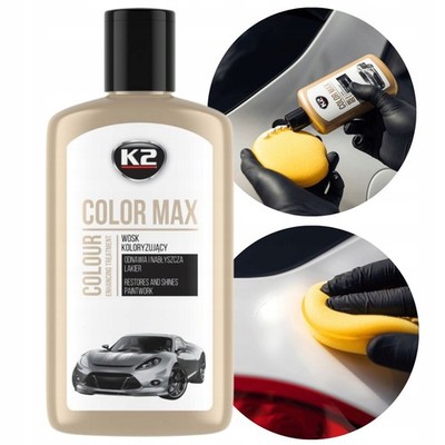 K2 Color Max Autowachs Farbpaste 250 ml Weiß