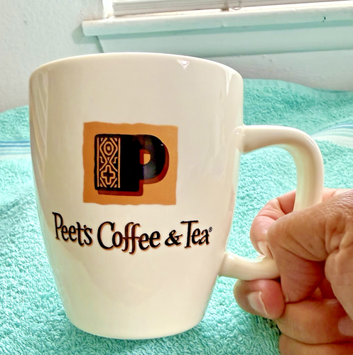 Peet's Coffee and Tea Mug, Bodum Stoneware. Off White. - Picture 2 of 9