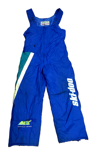 Vintage Ski-Doo Bombardier Jacket and Snow Pants Mens Size L? Blue 2Pc Ensemble - Picture 2 of 20