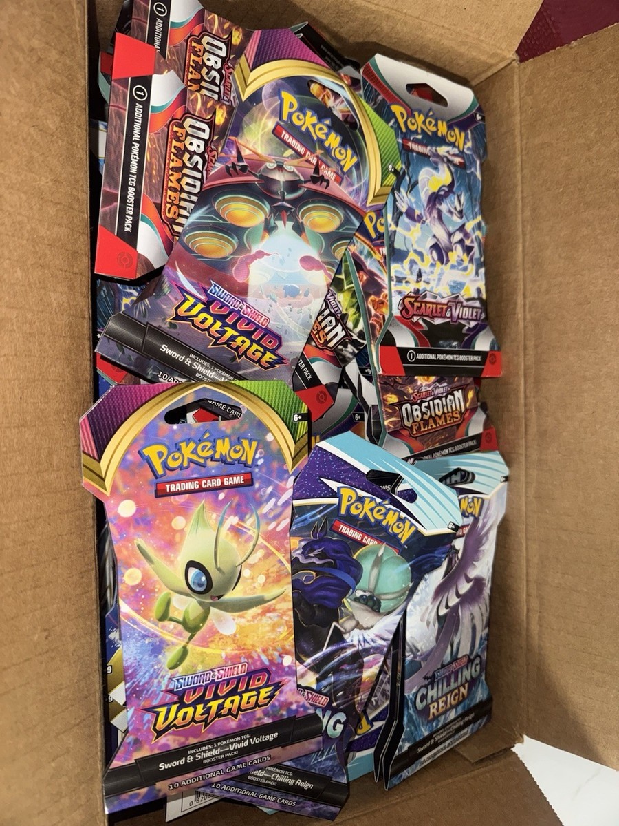 Pokemon TCG Lot of 5 Sealed Booster Packs of Pokemon Cards