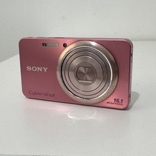 SONY Cyber-shot DSC-W570 16.1 MP Digital Camera 5x Optical Zoom Tested Pink