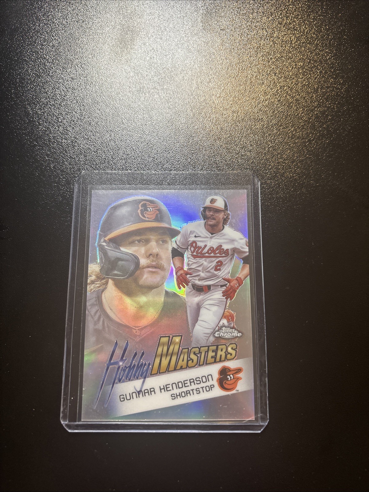 2025 Topps Chrome HM-5 Gunnar Henderson Hobby Masters SSP Orioles