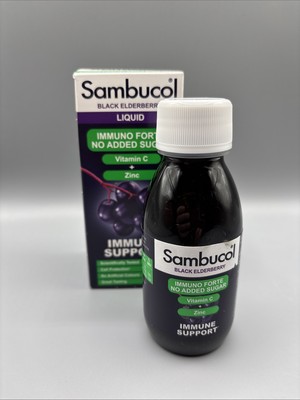 Sambucol Immuno Forte Ohne Zuckerzusatz Schwarzer Holunder Formel 120ml