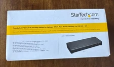 StarTech Thunderbolt 3 Dock Dual Monitor 4K 60Hz TB3 Laptop Docking Station 