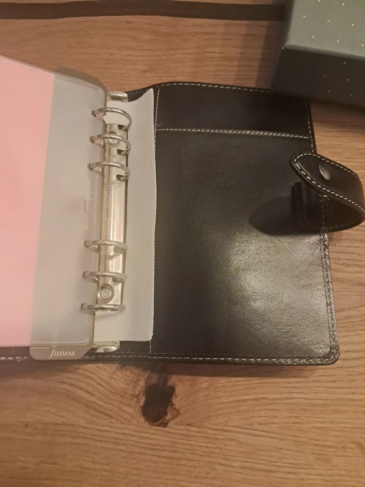 Filofax Malden Leder Terminplaner Personal Schwarz 2026 - Bild 4 von 4