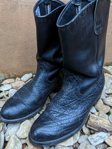 black pecos boots
