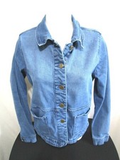 EUC Universal Thread Blue Stretch Denim Jean Jacket Women Size L