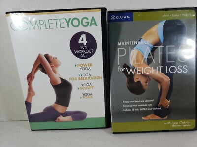 GAIAM Maintenance Pilates for Weight Loss DVD w/ Ana Caban Complete Yoga  29956545908|