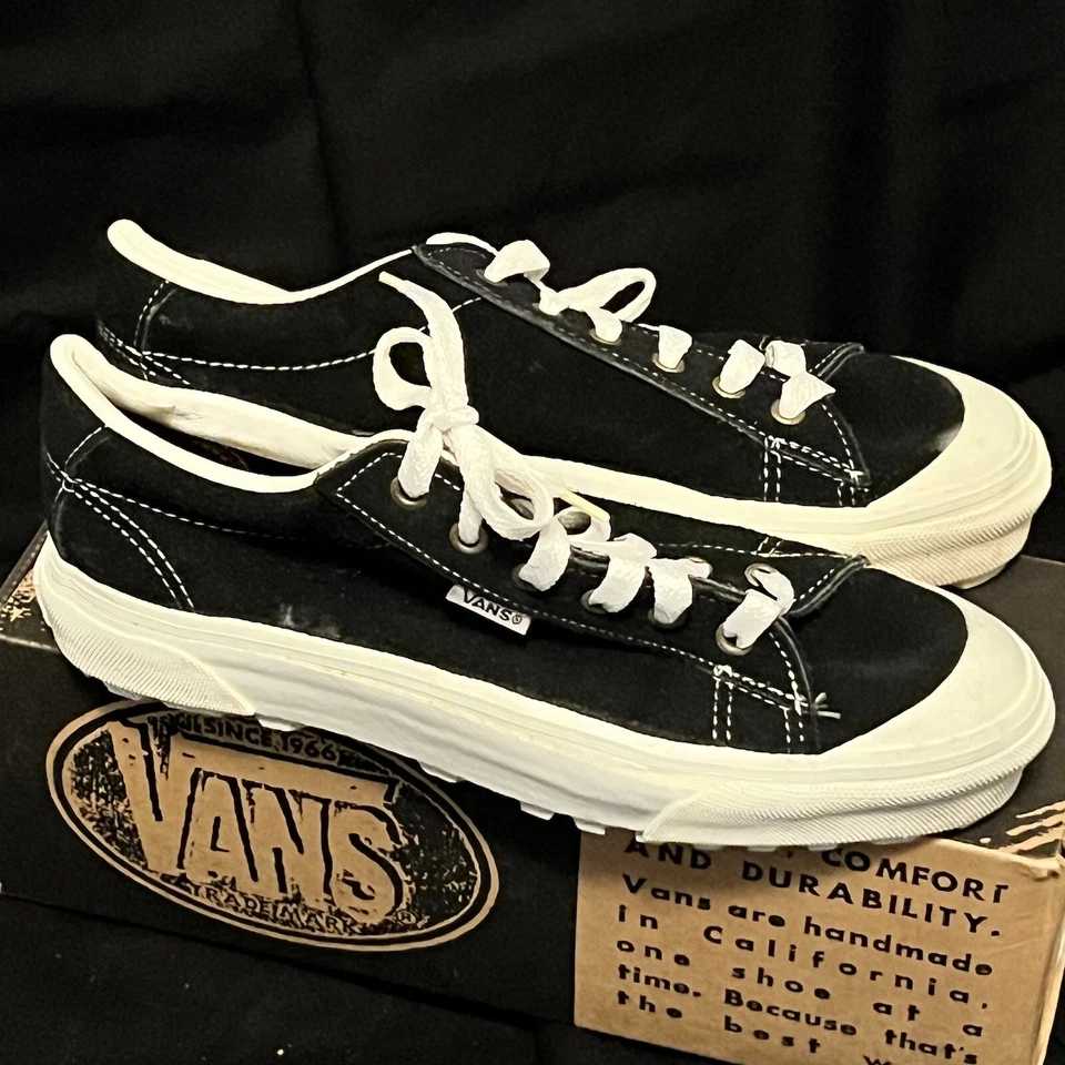 Vintage Vans Cals  Platform 90’s Black Suede Shoes Women’s Size 8 1/2 - RARE! - Image 3 of 4