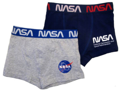Nasa Unterwäsche für Jungen 2'er Set Boxershorts Set Buben Unterhosen 2 Stück