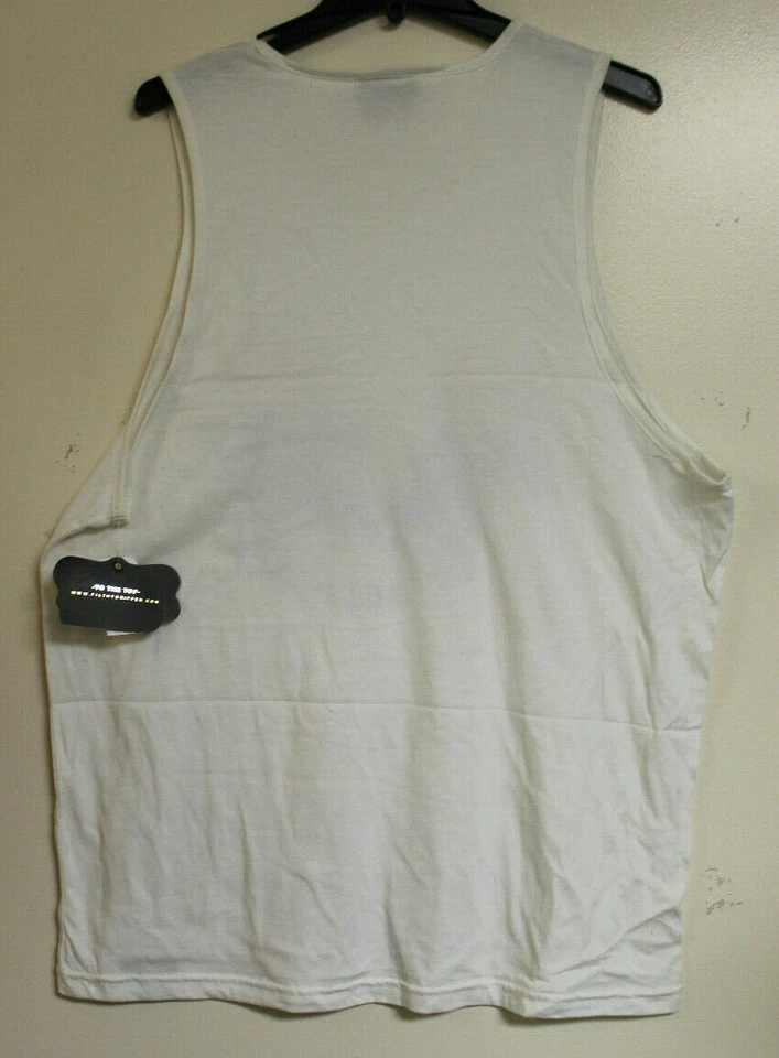 Filthy D. Filthy Dripped Mens Bears White Cotton Tank Top Size XL - Image 3 of 3