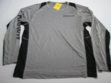 SPORTTEX Men Long Sleeve Top Size L Gray Base Layer 