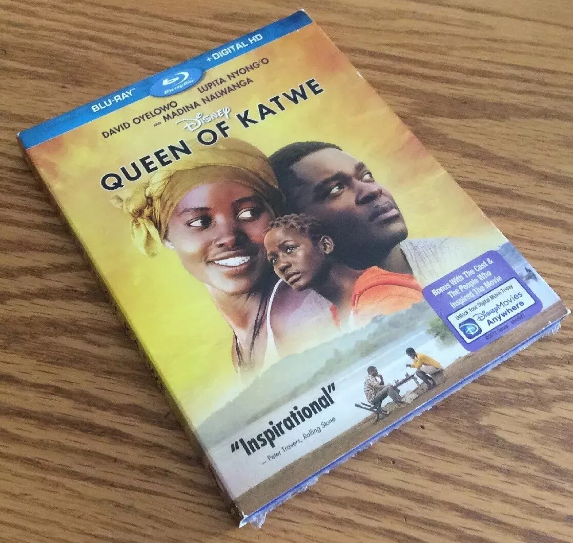 Disney Queen of Katwe Inspirational Africa Chess Movie Blu ray Digital Slipcover