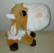 Peluche Vache Big Headz Amis Della Fattoria Pantin Tca Plush Souple Toys Neuf