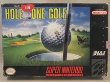 Hal's Hole in One Golf Super Nintendo SNES Authentic BOX ONLY