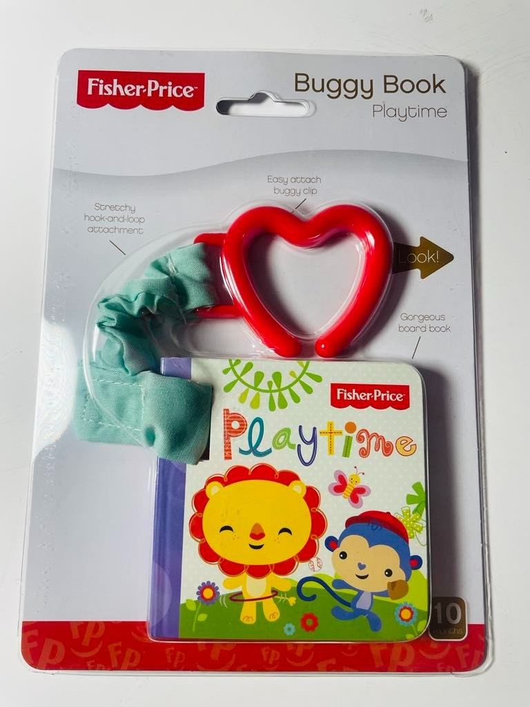Fisher Price Buggy Book playtime-buggy book for babies NEW