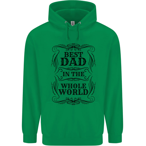 Fathers Day Best Dad in the Word Childrens Kids Hoodie - Picture 8 of 11