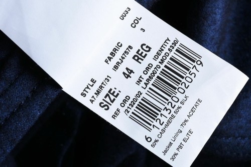 Chaqueta Blazer Clásica Damas Lardini Seda-Cachemira Talla L - Imagen 7 de 7