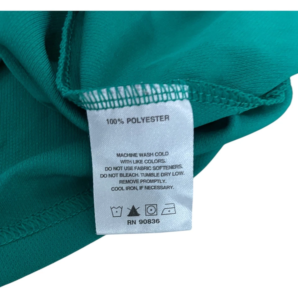 Polo Autoridad Portuaria Mujer S Verde Vintage Bordado Asunto de Veteranos EE. UU. Foto 4 de 4