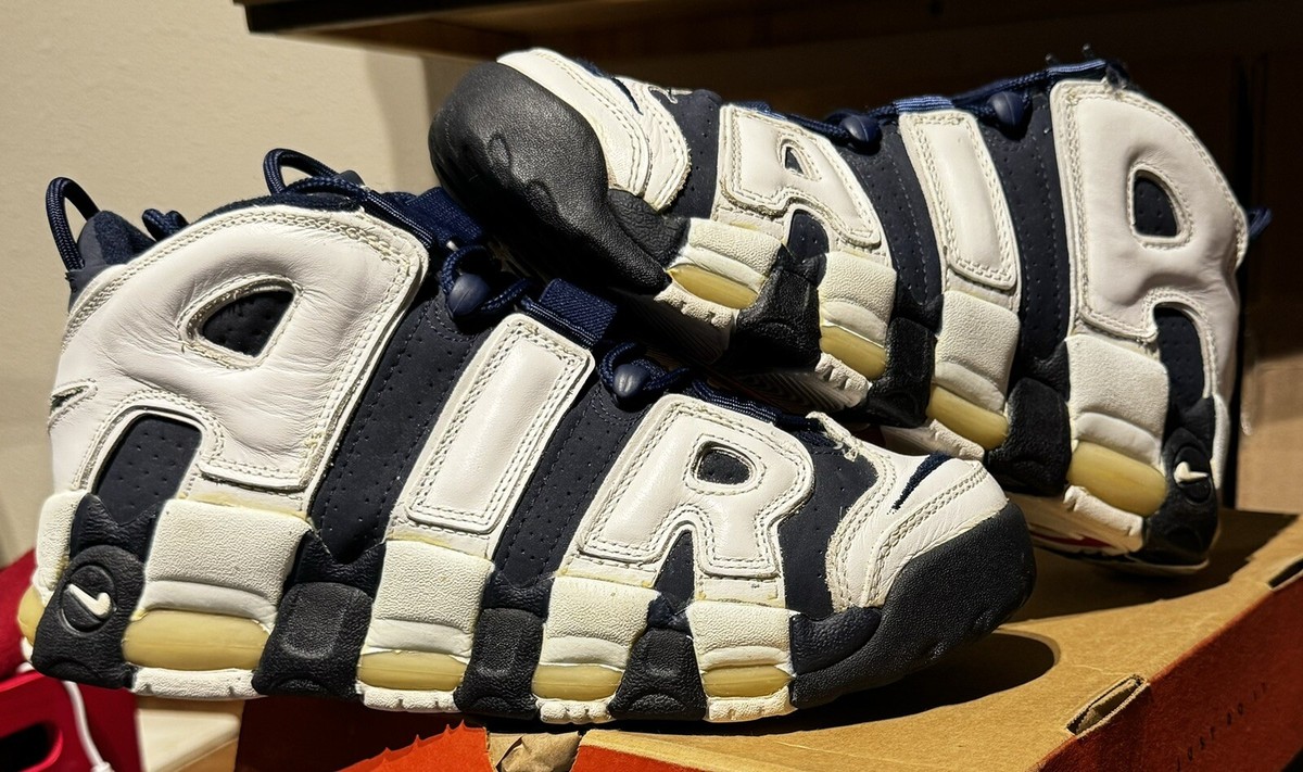 Vintage Nike Air More Uptempo 1996 OG Pippen Jordan Olympic Size
