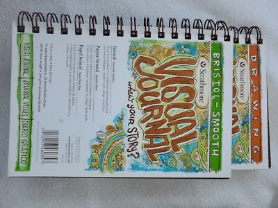 Set of 2 Strathmore Visual Journals, Drawing & Bristol-Smooth