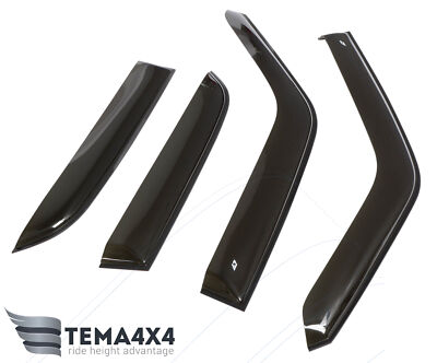 Tape-on Windows Visors Deflector Sun Rain Guard for Toyota