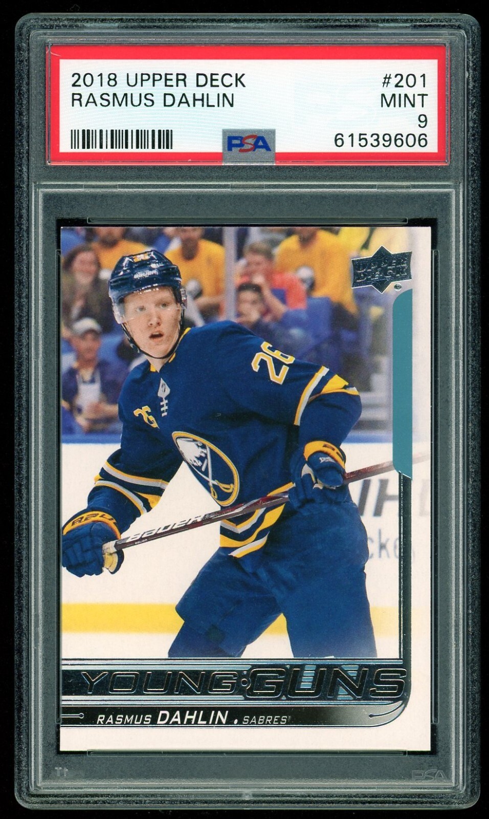 2018/19 UD Young Guns Rasmus Dahlin #201 PSA 9 MINT! 💥