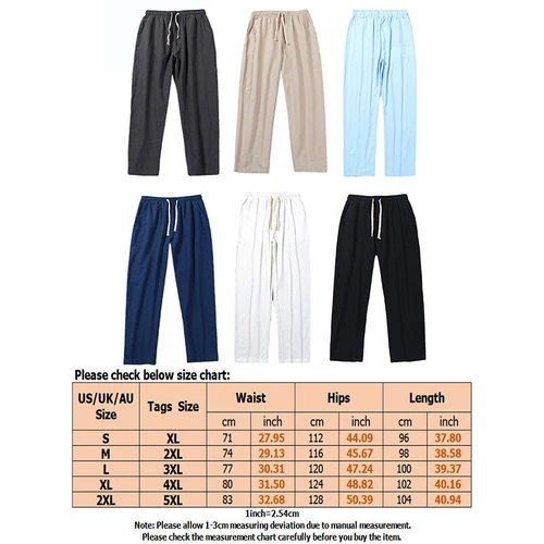 Pantalone uomo jogger tempo libero tinta unita uomo casual gamba dritta fondo - Foto 3 di 17