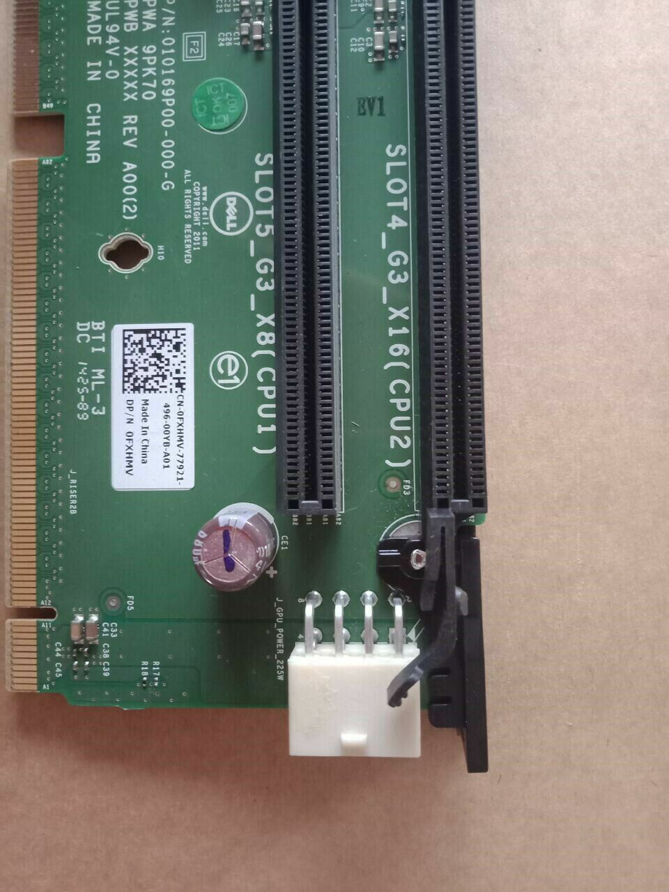 for Dell PowerEdge R720 R720XD Riser Card FXHMV 0FXHMV | eBay