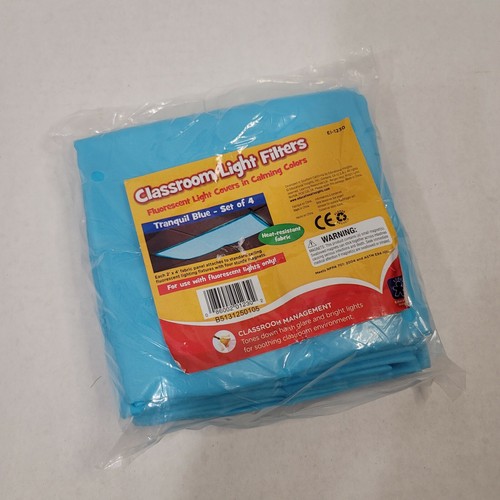 NWT Educational Insights Fluorescent Light Filters Tranquil Blue Set of