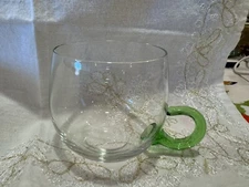 Glass Cups, Sussmuth, Germany, Punch Bowl Cups, Set of 6. Hand Blown