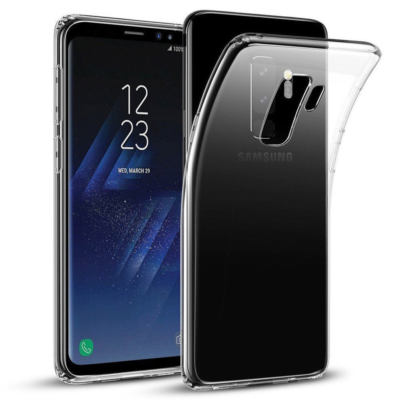 Kristallklare Bumper Silikon TPU Gel Etui Abdeckung für Samsung Galaxy S9 / S9 Plus