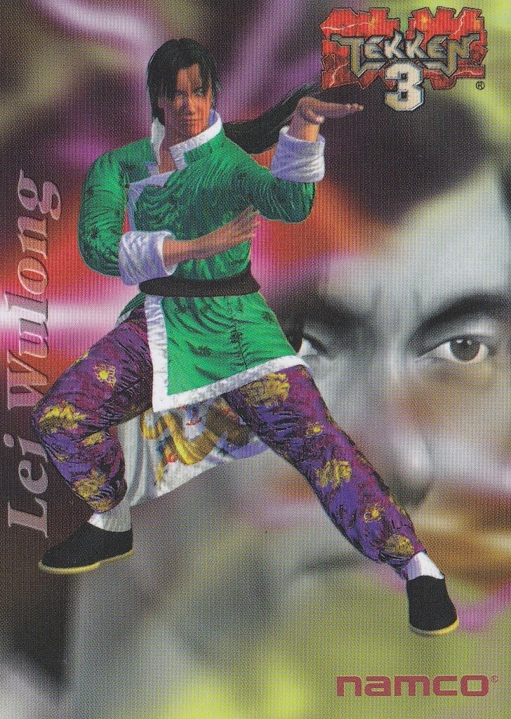 Lei Wulong TEKKEN 3 1998 Epoch Namco Official Collection Cards