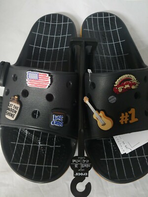 Luke Combs X Crocs Classic Bootlegger Slide Men display picture 1