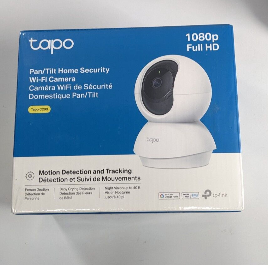 TP-Link Tapo Smart Pan/Tilt Indoor Security Camera (C200) 1080p Full HD