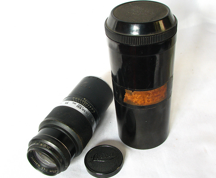Leica Leitz Hektor 13.5cm 135mm 1:4.5 Tele Lens, 39mm Leica Thread