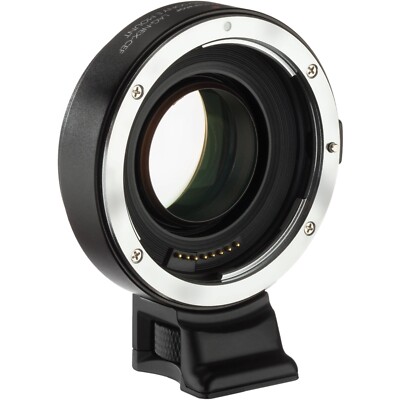 New Vello Canon EF-Mount Accelerator Lens Adapter to Sony E-Mount Cameras Black