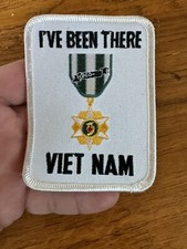 I'VE BEEN THERE VIETNAM VETERAN COLLECTOR PATCH USMC USAF USN ARMY USCG MEDAL US