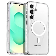 For Samsung Galaxy S25/S25 Plus Case Heavy Duty Shockproof MagSafe Clear Cover