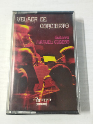 Velada de Concierto Guitarra Manuel Cubedo - Cassette Cinta Tape Nueva