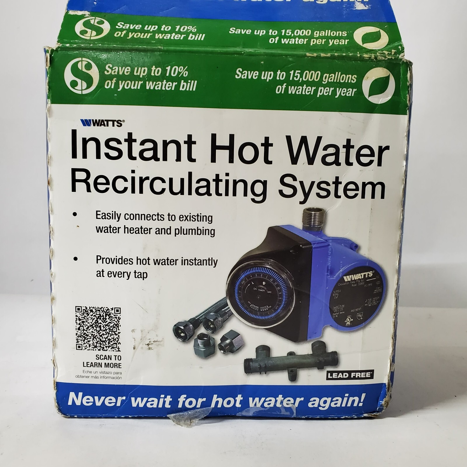 Hot Water Recirculating Pump System 
