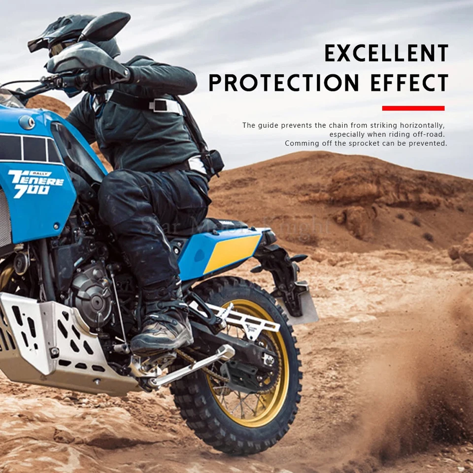 Chain Guide Protection Cover Stablize For Yamaha Tenere 700 2019 2020 2021 2022 - Image 4 of 4