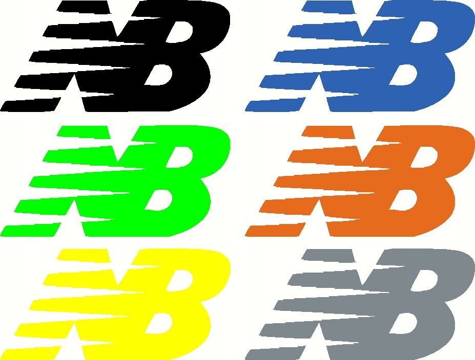 New Balance Logo Buy 1 get 3 FREE Decal Vinyl Sticker JDM window Truck FREE SHIP