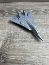 Tim Mee Processed Plastic Silver F-18 USA Jet Toy Plane Vintage Bin 3